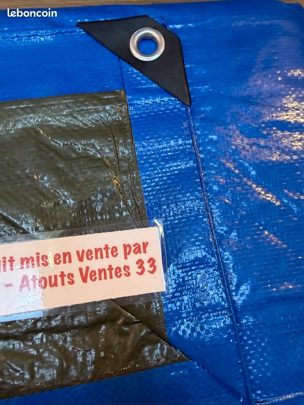 Bâche De Protection Lourde 3x4 M Grise - 260g/m² - Avec œillets En Aluminium - Ecd-Germany