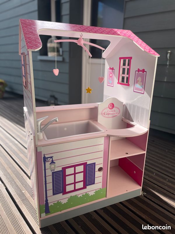Maison pour poupées nursery cerise et capucine (image 1)