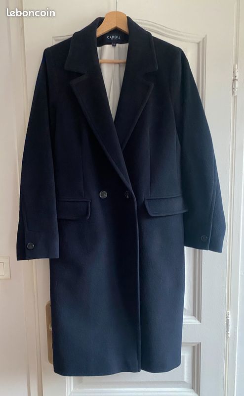 Gaby - Tissu De Laine Et Cachemire - Manteau - Vendu Au Mètre (Crème