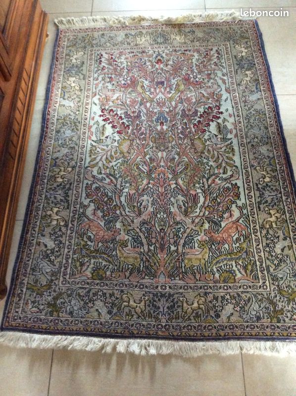 Tapis persan Ghom (image 1)
