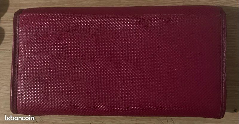 Portefeuille femme Longchamp couleur bordeaux (image 2)