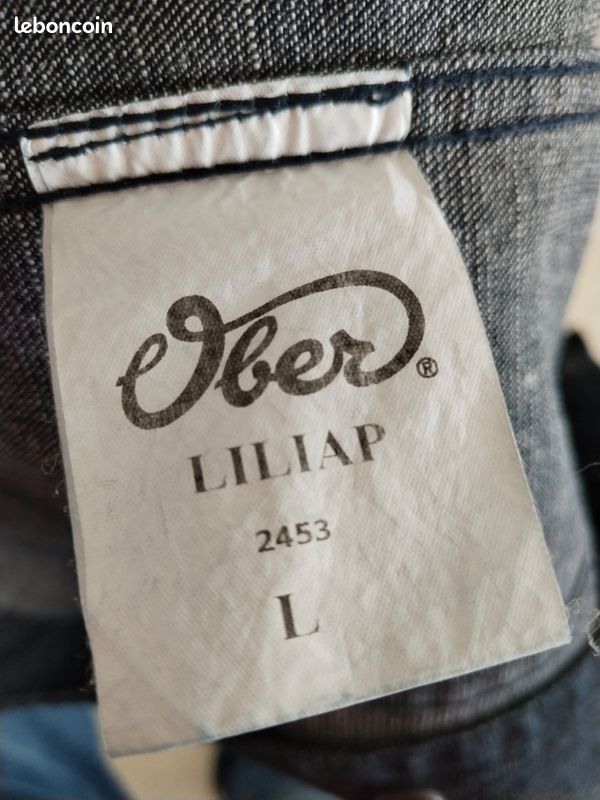 Veste Denim Ober vintage . Taille L (image 9)