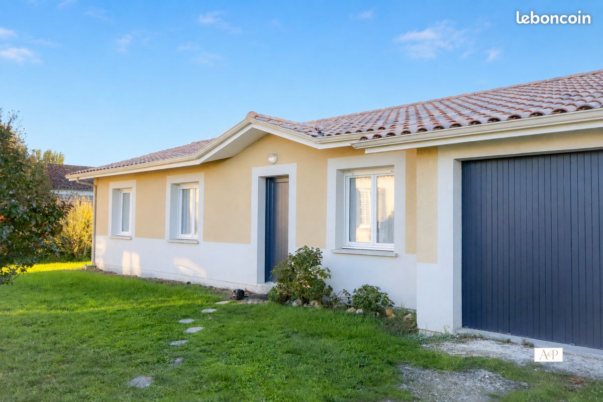 Maison de plain-pied – 4 chambres – garage – Moulis-en-Médoc (image 1)