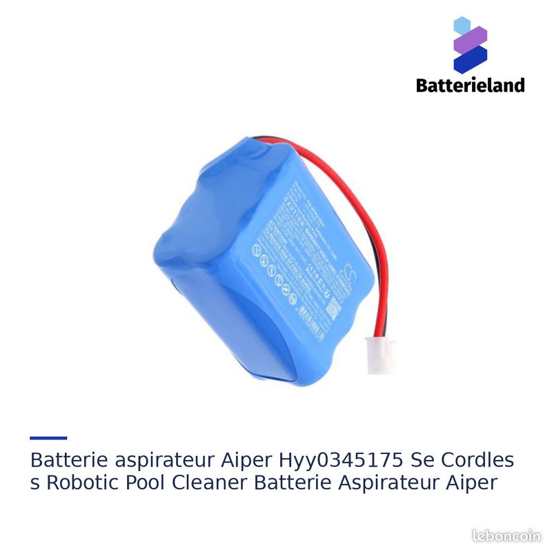 Batterie aspirateur Aiper Hyy0345175 Se Cordless Robotic Pool Cleaner Batterie Aspirateur Aiper (image 1)