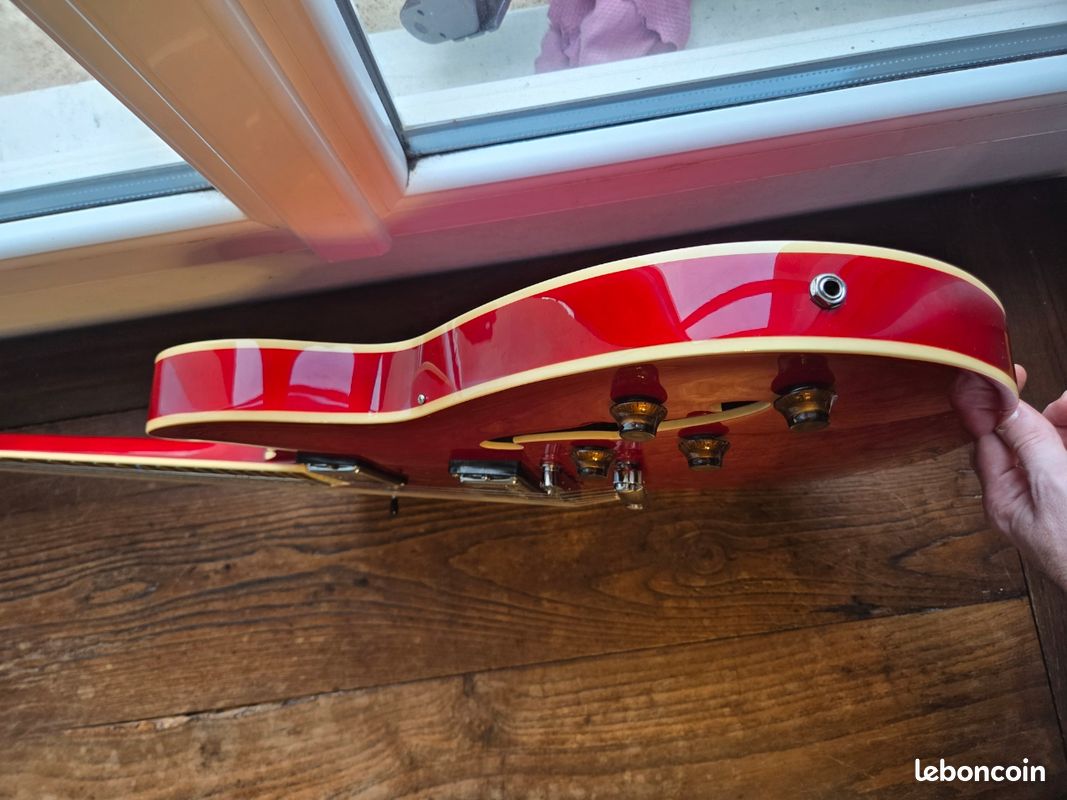 [VDS/ECH] 🎸 Guitare électrique Harley Benton Vintage Series HB-35 Cherry – Demi-caisse type ES335 (image 17)