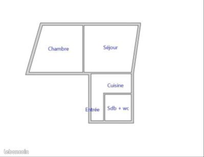 Appartement 1 pièce 31 m²