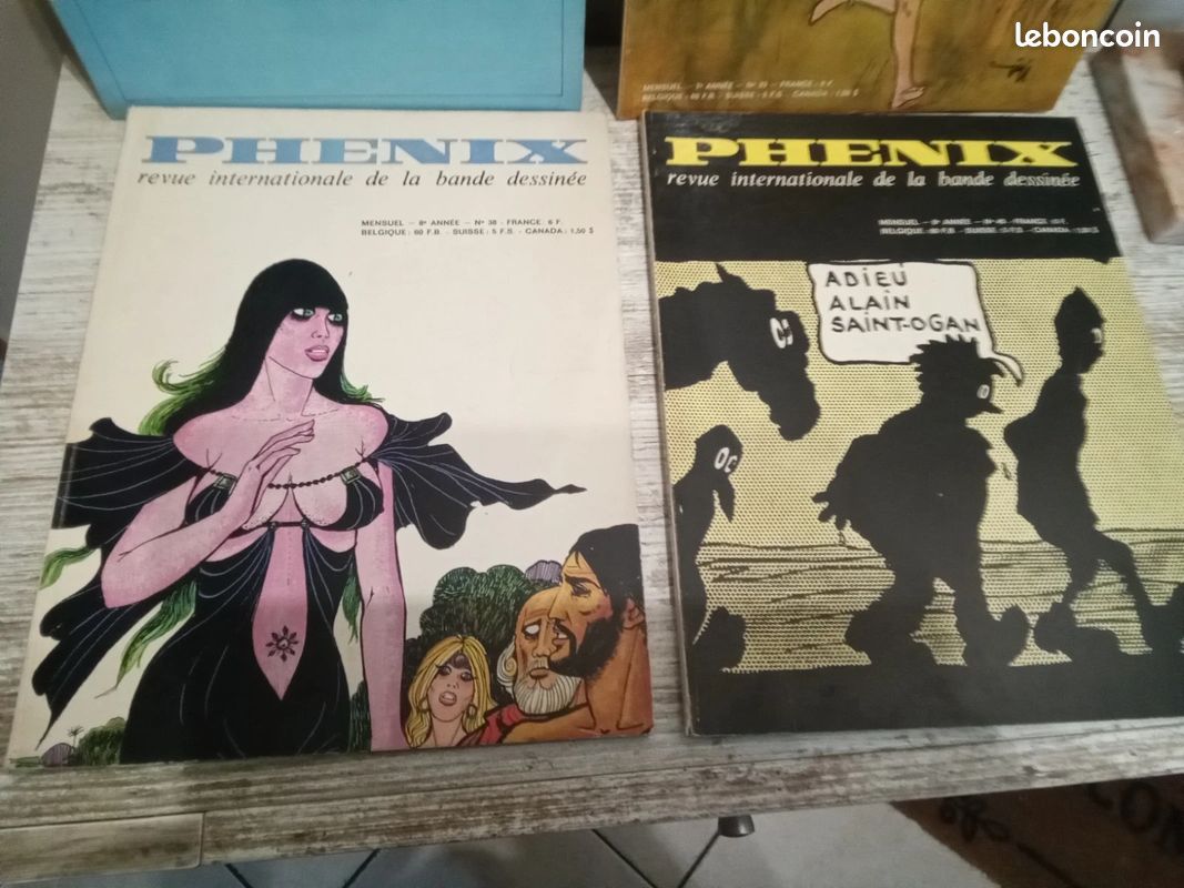 Lot bd Phenix 33/37/38/40. 1974. Lob Pichard Pratt Crepax.... (image 3)