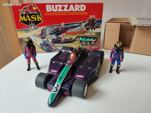 MASK KENNER TOYS M.A.S.K. Vintage Action Figure Retro Vtg Vehicle Driver Venom Miles Mayhem Buzzard Twins Red Blue Suit Flexor