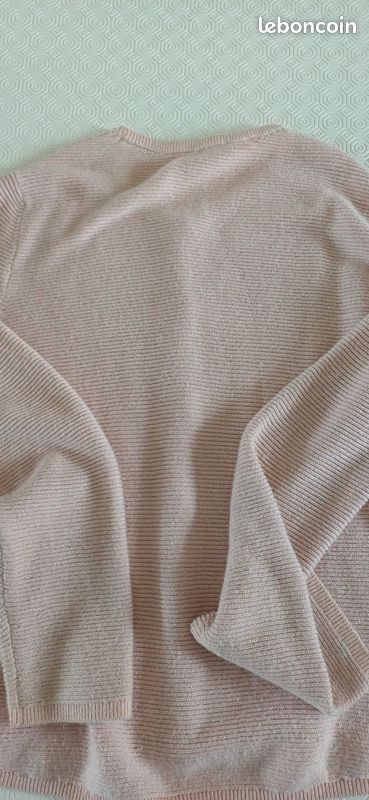 Gilet/cardigan rose pâle Okaidi 14 ans (image 2)