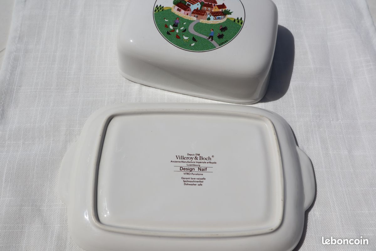 Beurrier Villeroy et Boch naïf dessin LAPLAU (image 3)