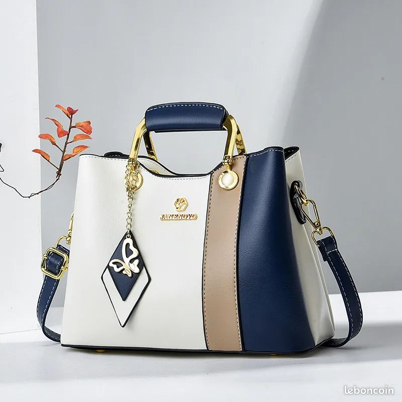 Femmes Grande Toutes Les Saisons Faux Cuir Style Classique Sac À Main (image 1)