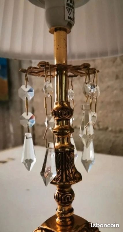 Lampe de chevet, de table avec pampilles. Maisons du Monde (image 2)