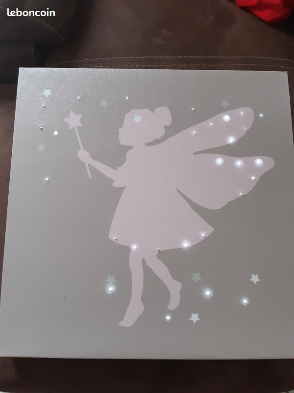 Tableau Led chambre enfant fee (image 1)