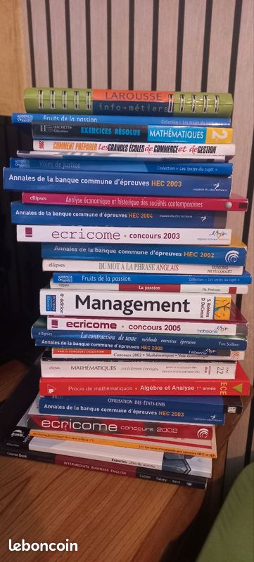 Livres prépa H.E.C (image 1)