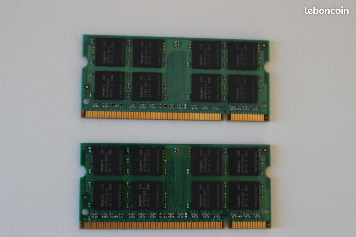 Ram Kingston 2 Go (2x1 Go) PC2-5300S (image 2)