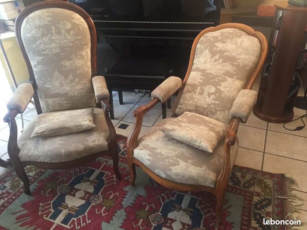 Fauteuils voltaire a mecanisme (image 1)