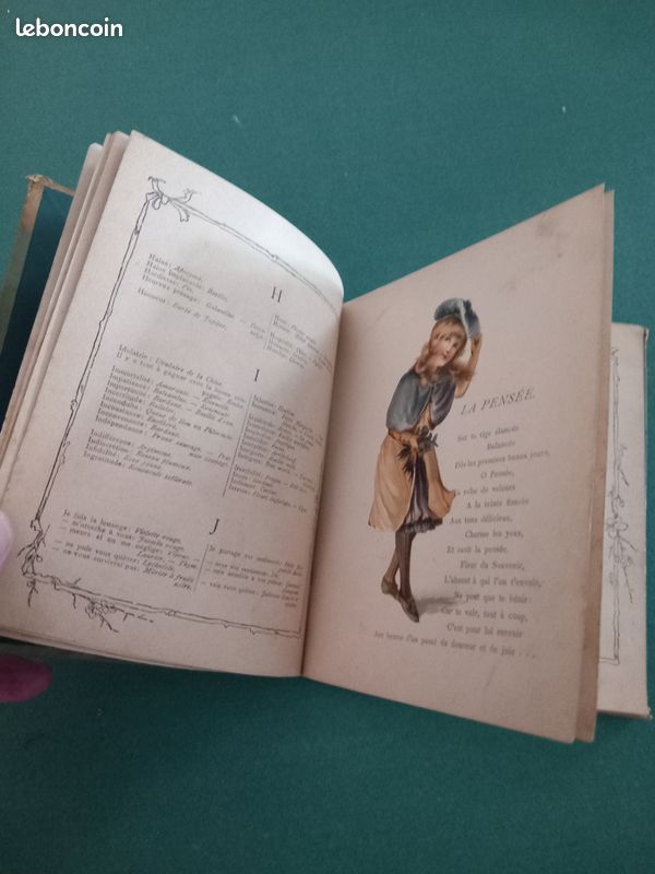 Ancien livre " LE LANGUAGE DES FLEURS " (image 5)