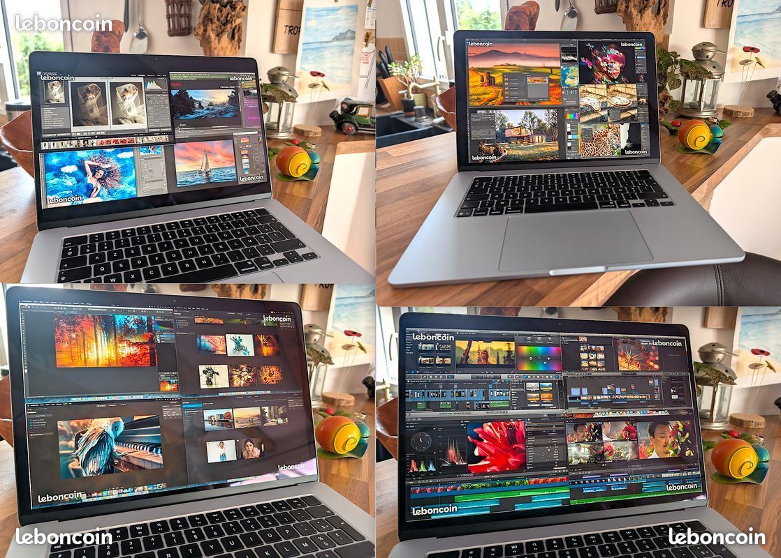 Macbook air 15 M4 idéal musicien, graphisme, photo, vidéo, dessin, architecture, gar 09/2027 (image 1)