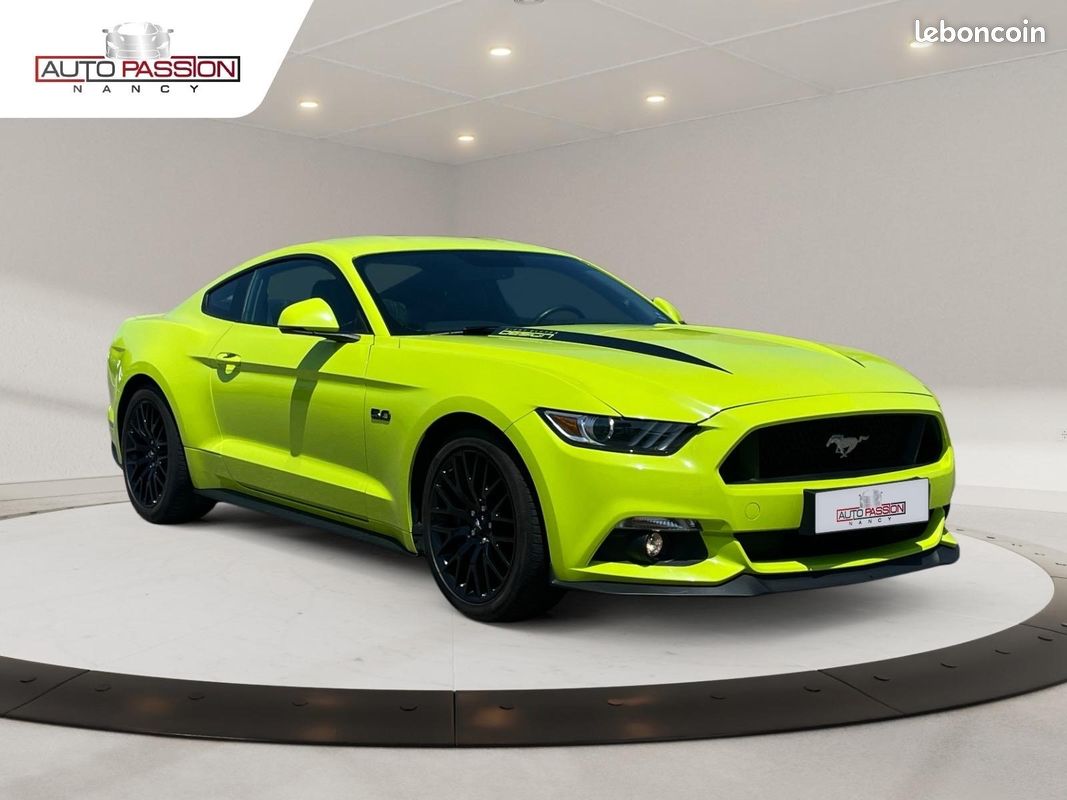 Ford Mustang Coupé VI 5.0 V8 421cv GT BVA6 1ère Main Covering Caméra Apple Carplay Navi Cuir Etendu JA 19" LIVRAISON POSSIBLE (image 2)