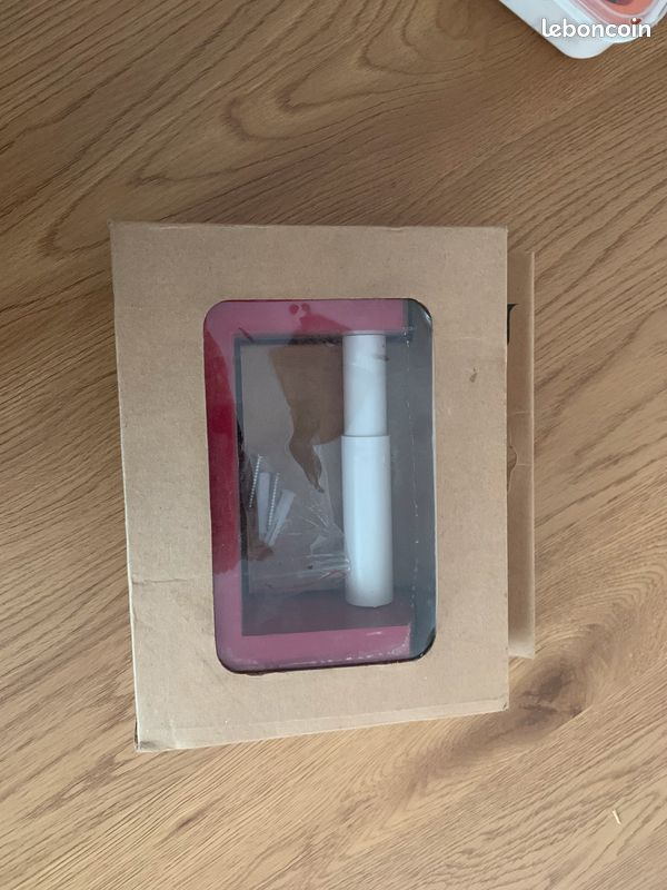 Dévidoir à papier toilette rose (image 1)