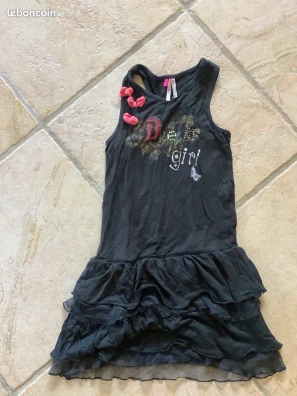 Robe noir fille printemps été Orchestra 6 ans (image 1)