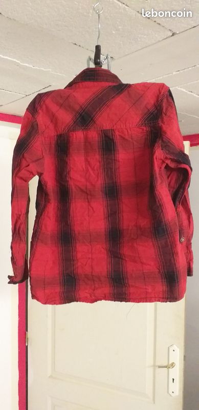 Chemise rouge a carreau Gémo Kids (42) (image 2)