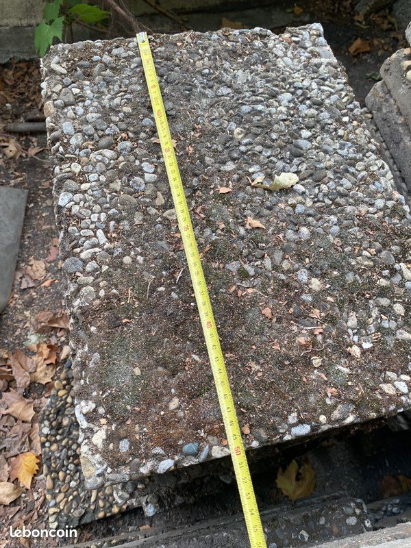 Dalle béton gravillons grise (image 8)