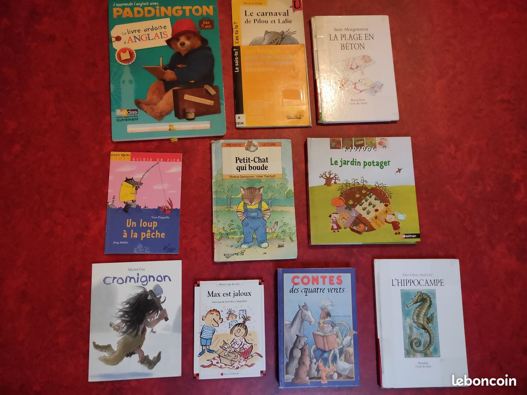 Lot 10 livres albums histoires à raconter enfant 3 - 7 ans Max & Lili jaloux,Cromignon contes jardin (image 1)