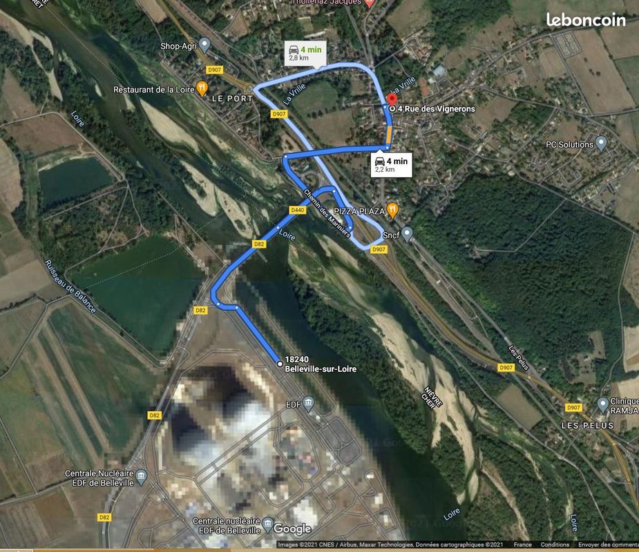Location gîte meublé studio proche centrale Belleville sur Loire (image 3)
