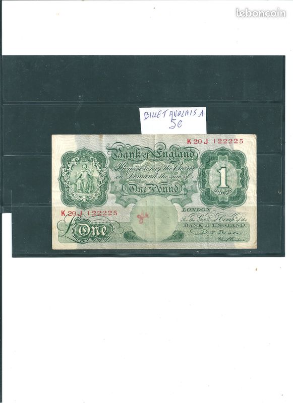 Billet anglais 1 (image 1)