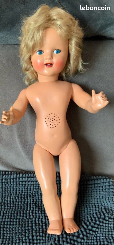 POUPÉE ANCIENNE FLORENCE de Raynal 4 dents tout rhodoïd 1948 EUR 180,00 - FR