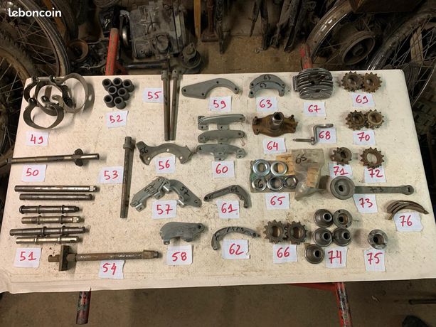 Ricambi bici d'epoca retrò nuovi con scatola NOS Motobecane Takagi manovella
