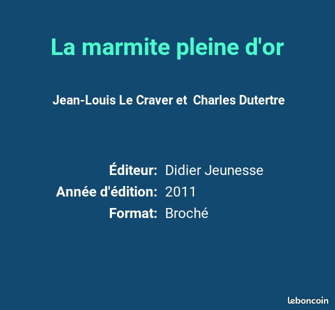 La marmite pleine d'or - Jean-Louis Le Craver et Charles Dutertre (image 2)