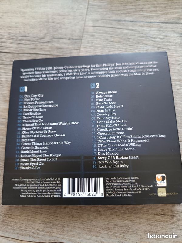 Johnny Cash coffret cd (image 2)