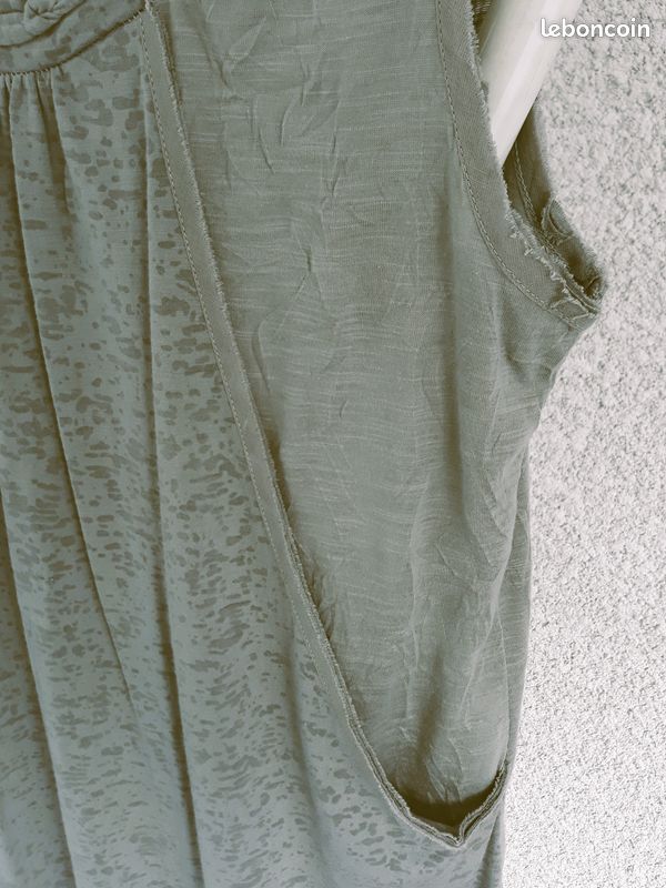 Tuniquee Longue Blanche Atmosphere - Taille 44 - Neuve Sans étiquettes - Chic