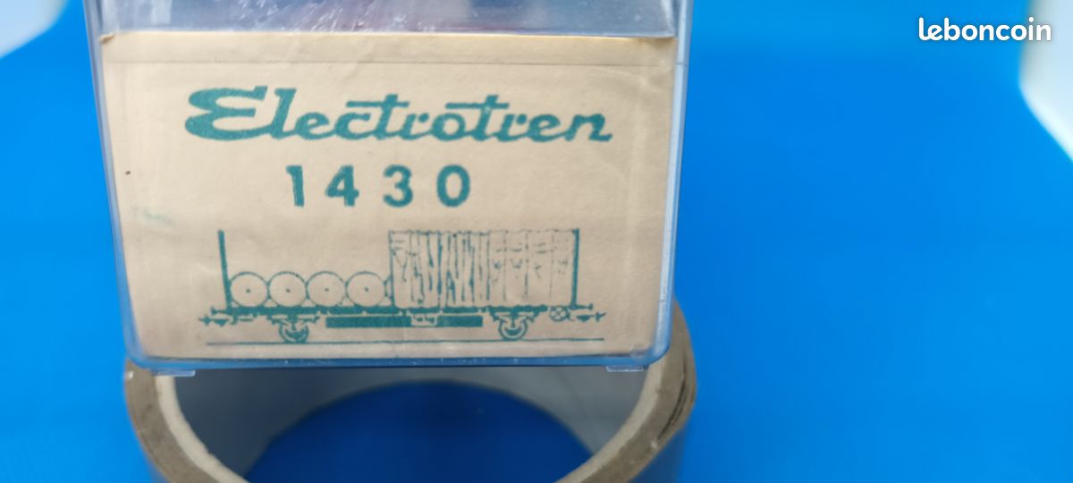 Wagon Miniature Electrotren Demi-bâché Court Avec Bobines Transfesa – échelle 1430, Neuf