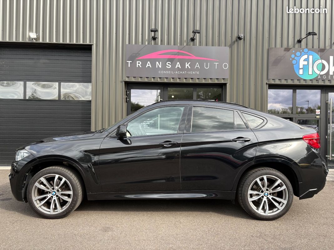 BMW X6 F16 xDrive30d 258 ch M Sport A avec TOIT OUVRANT / CAMERA / CARPLAY / SIEGES CHAUFFANTS (image 4)