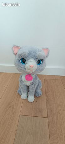 Peluche chat qui ronronne Jeux Jouets