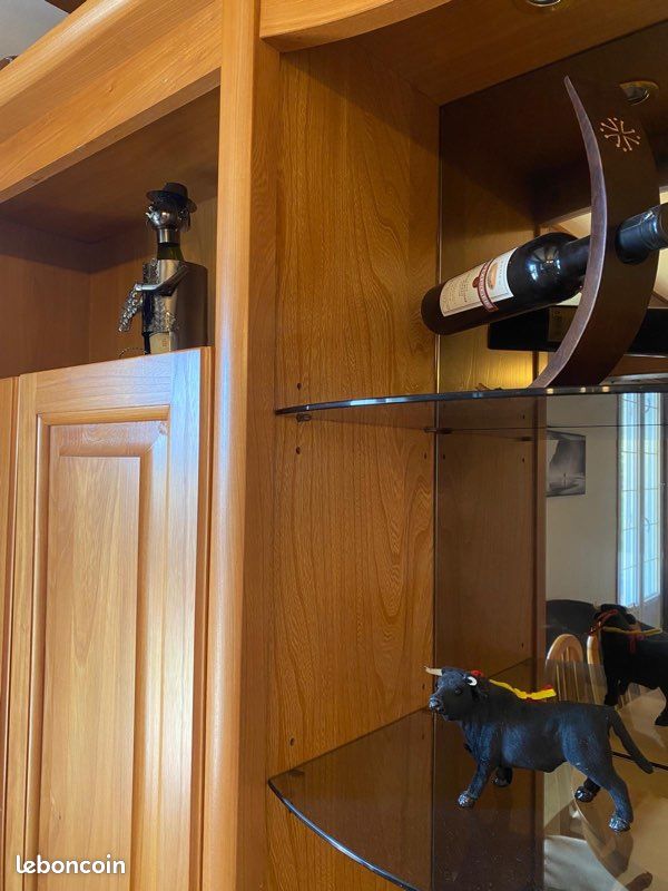 Buffet haut en bois massif (image 2)