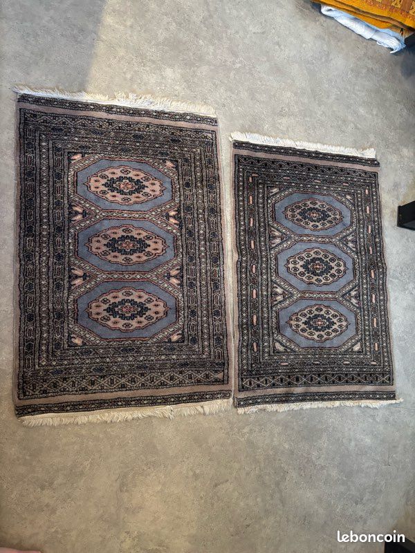 Deux tapis persan descends de lit (image 1)