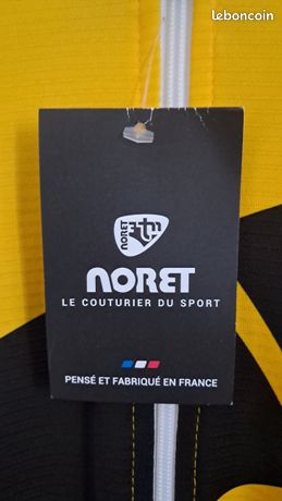 Ensemble cuissard vélo et maillot cyclisme équipe pro NICE Métropole Côte d'Azur 2023 Aero Mesh