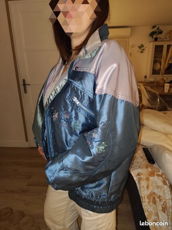 Gilet American Retro Taille 1 Marron - Occasion Très Bon état, Matière 80% Laine Agneau 20% Polyamide, Doux Et Chaud