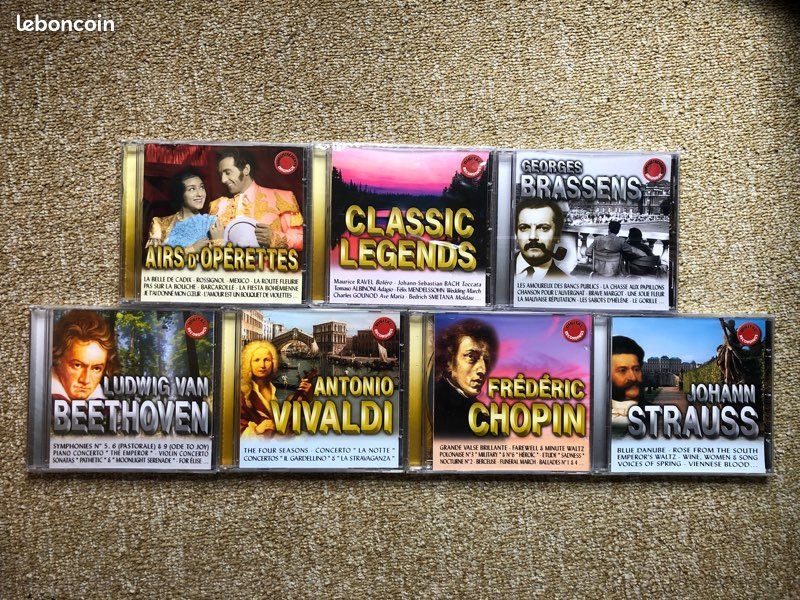 Lot de 10 CD de musique classique NEUFS (image 1)