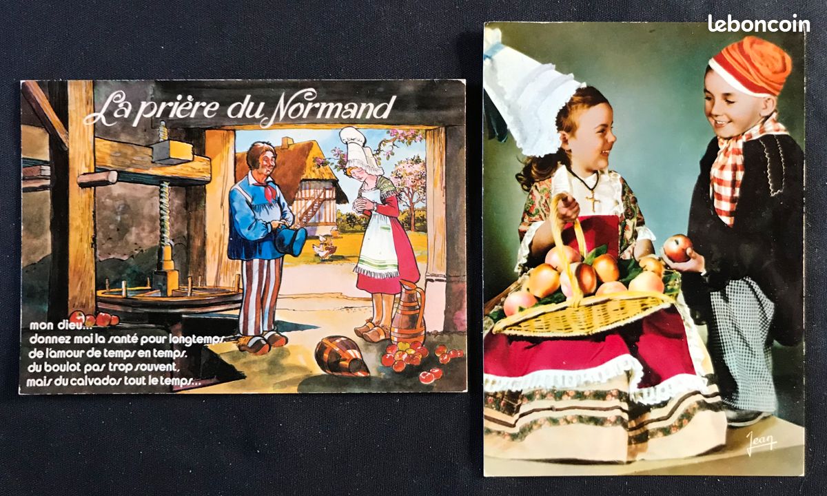 Carte Postale anciennes & modernes* Folklore Landais-Normand & Agen (image 2)