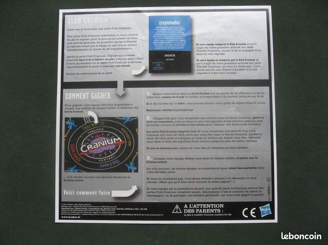 Jeu de societe black cranium complet excellent etat / hasbro 2008 (image 6)