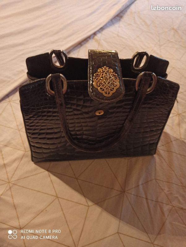 Sac Vintage croco (image 1)