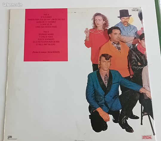 Un 33 tours de Michel Berger - Différences - 1985 (image 2)