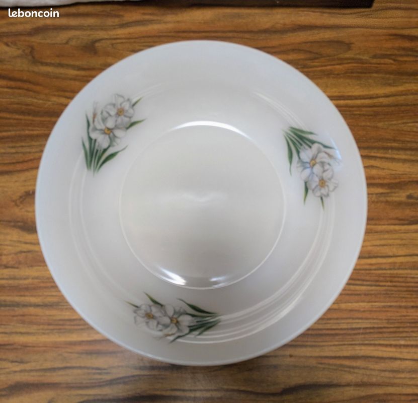 Plat creux arcopal d'occasion - Arts de la table