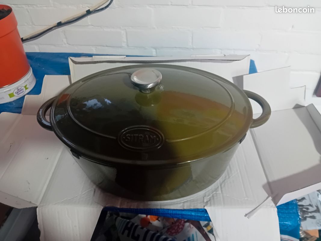 Sitram 714893 COCOTTE TRADIFONTE Ovale en fonte émaillée 6,5 litres