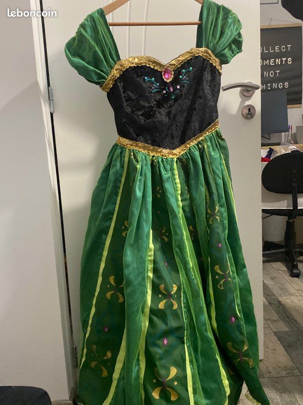 Robe Verte Robe Disney Reine Des Neiges Robe Anna Reine Des Neiges